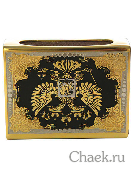 Футляр для спичек "Герб России" Златоуст