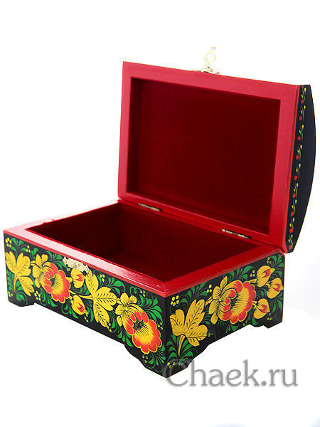 Шкатулка с росписью Хохлома 140*90