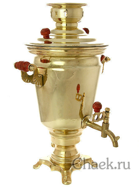 Электрический самовар 4 л желтый "конус" с автоматическим отключением при закипании воды, арт. 144543к