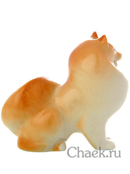Скульптура Шпиц карликовый Императорский фарфоровый завод