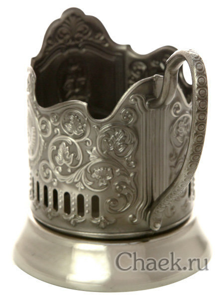 Никелированный Кольчугинский подстаканник "Сталин"