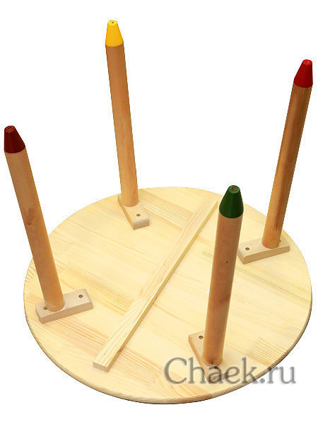 Детский круглый стол с художественной росписью Хохлома "Светлячок", арт. 72560000000