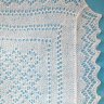 Пуховый оренбургский платок экрю, арт. П3-130-01