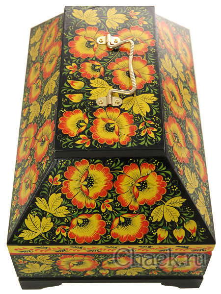 Ларец Хохлома 230х155 из дерева