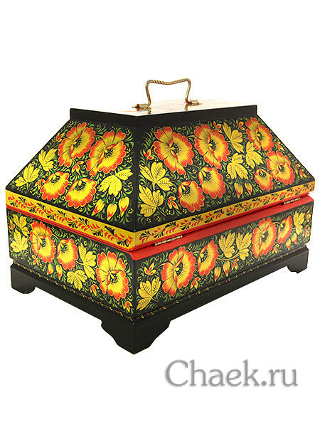 Ларец Хохлома 230х155 из дерева