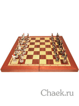Шахматы Бородино (фигуры полистоун, 50х50 см доска)