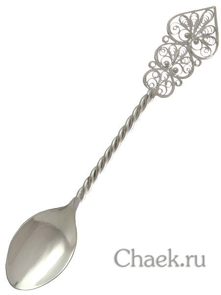 Подстаканник "Мимоза" на 1 персону в подарочном футляре Казаковская филигрань