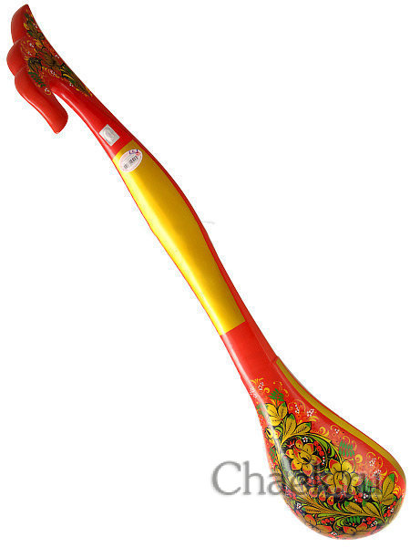 Ложка-ковш "Хохлома на красном"