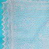 Пуховый оренбургский платок, паутинка сиреневая, арт. А 110-05