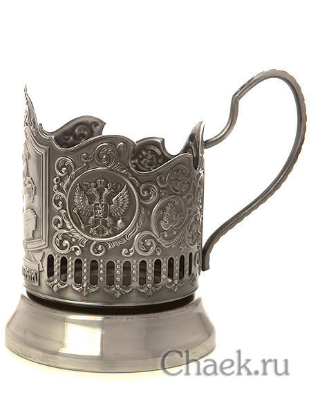 Никелированный подстаканник "Медный всадник" Кольчугино