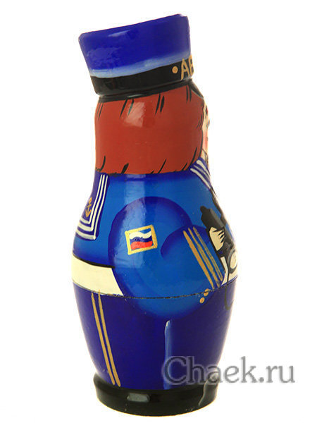 Вятская матрешка 5 куколок "Веселый морячок"