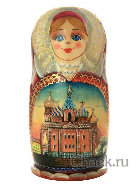 Матрешка "Санкт-Петербург" 5 куколок арт. 5713