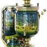 Набор самовар электрический 10 литров с художественной росписью "Ясная поляна", арт. 110248