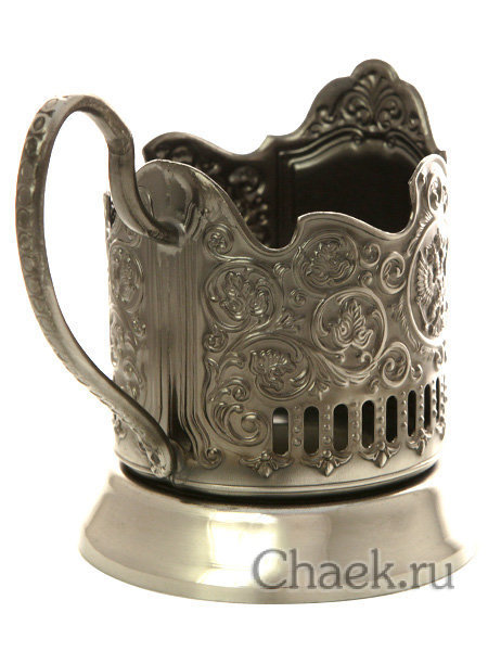 Никелированный подстаканник "Символ 2018 года - Собака"