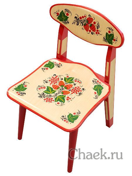 Разборный детский стул с художественной росписью Хохлома "Осень", арт. 79050000000