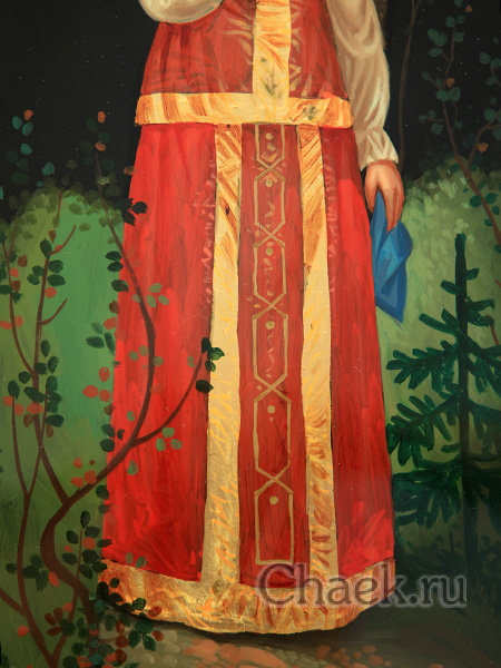 Поднос "Барышня" прямоугольный