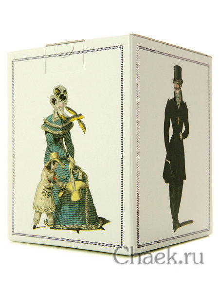 Чайная пара форма Гербовая рисунок Modes de Paris 1823 Императорский фарфоровый завод Чайная пара форма Гербовая рисунок Modes de Paris 1823 Императорский фарфоровый завод