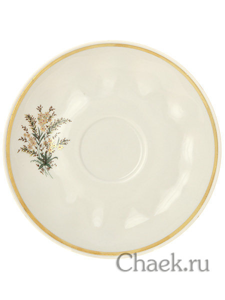 Дулевский чайный сервиз форма "Тюльпан" рисунок "Нина" 6/15