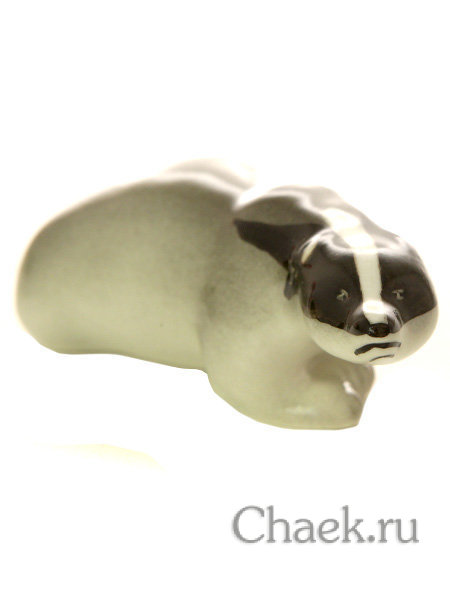 Скульптура Барсук Императорский фарфоровый завод