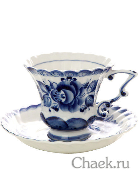 Сервиз чайный "Гжель" на 6 персон