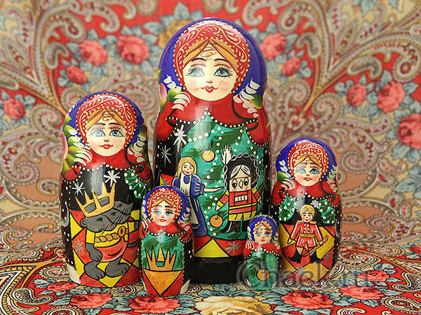 Матрешка "Сказки Щелкунчик", серия "Сказки", арт. 599