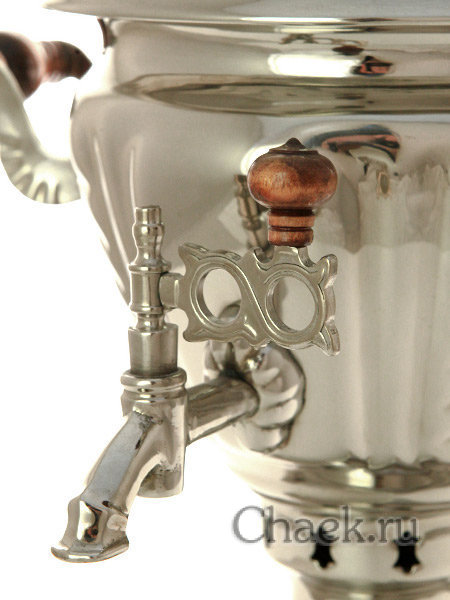 Электрический самовар 2 л никелированный арт. 103560