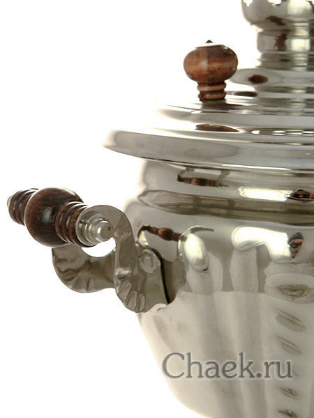 Электрический самовар 2 л никелированный арт. 103560