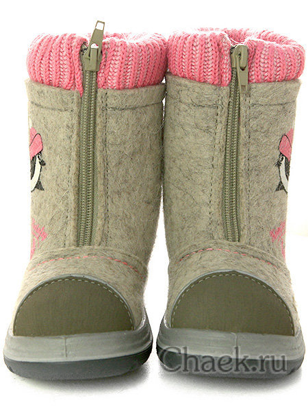 Валенки Котофей серые малодетские-дошкольные, 367103-43