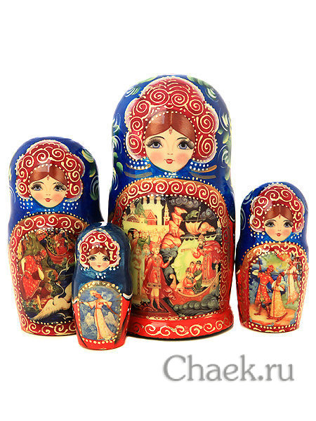 Матрешка "Сказки", серия "Сказки люкс",  арт. 585