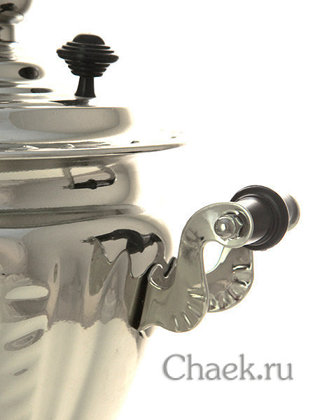 Электрический самовар 2 л никелированный с автоотключением при закипании арт. 103560к