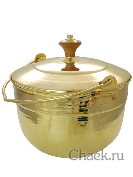 Латунный казан на треноге Латунный казан на треноге