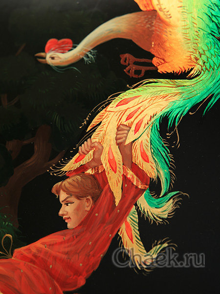 Поднос "Жар-птица" прямоугольный