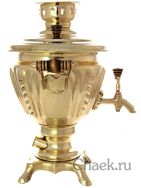 Электрический самовар 2 литра желтый, арт. 130381