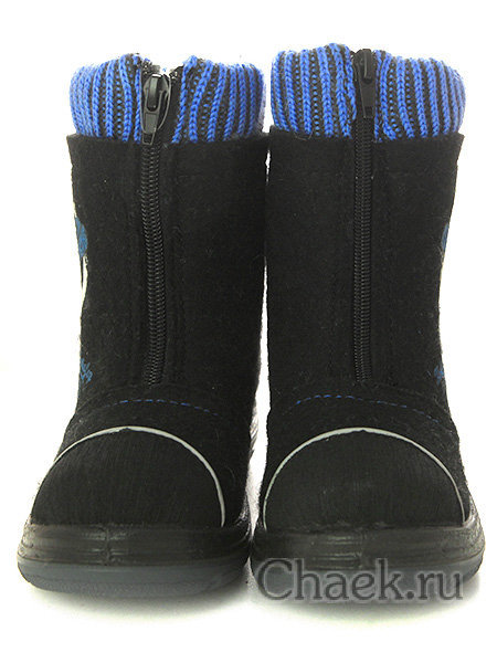 Валенки Котофей черные малодетские-дошкольные, 367103-41