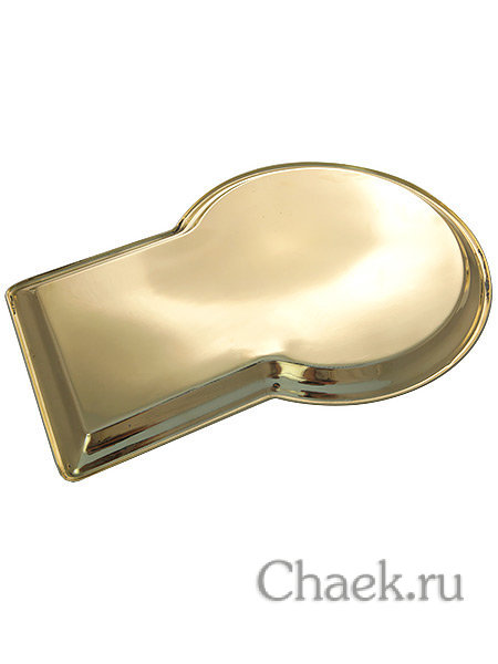 Поднос для самовара "Гитара" латунный современный