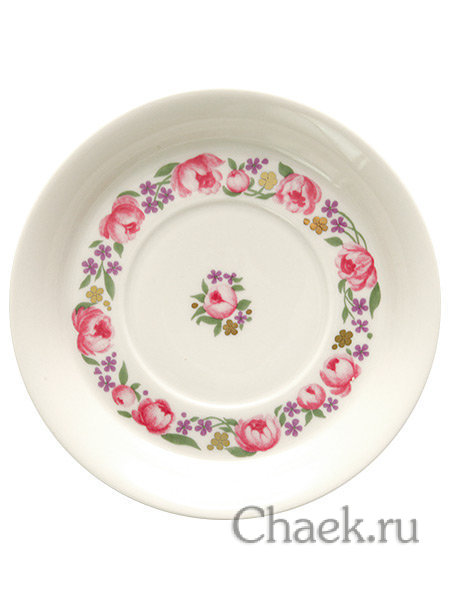 Чайная пара форма Гербовая рисунок Первое свидание Императорский фарфоровый завод Чайная пара форма Гербовая рисунок Первое свидание Императорский фарфоровый завод