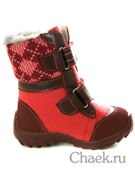 Валенки Котофей ясельно-малодетские бордовые, 157001-44