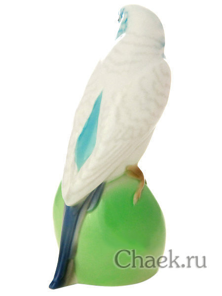 Скульптура Волнистый попугайчик Гоша Императорский фарфоровый завод