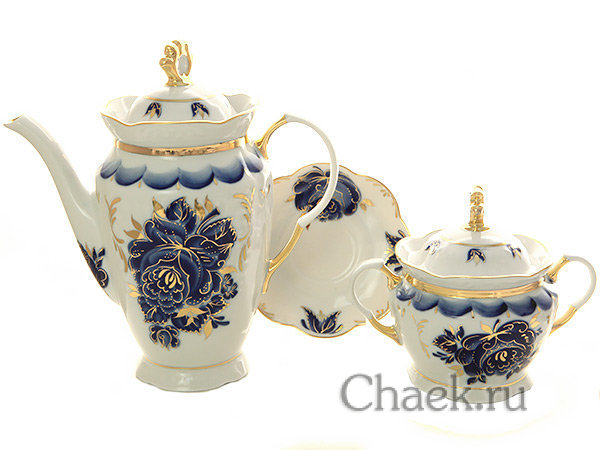 Кофейный сервиз Надежда Мари 6/14 Добрушский фарфоровый завод