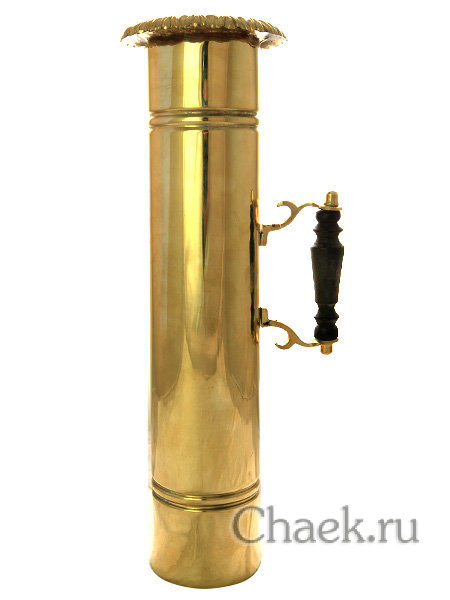 Латунный самовар на дровах 47 литров