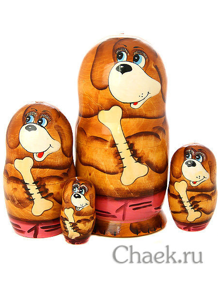 Матрешка "Собачка", серия "Животные", арт. 5278