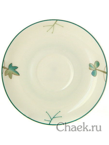 Кофейная чашка с блюдцем форма Ландыш 2 рисунок Цветы луговые ИФЗ