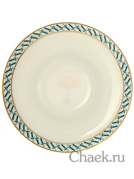 Кофейная чашка с блюдцем форма Майская рисунок Три богатыря ИФЗ