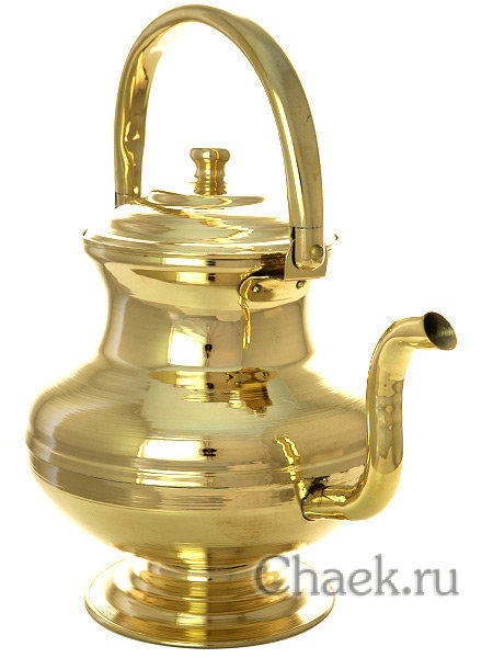 Латунный чайник объем 2,5 л