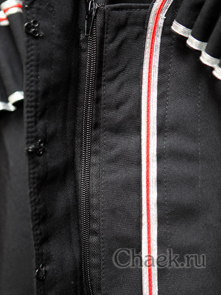 Казачья черкеска из черного габардина