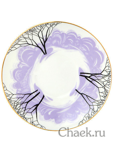 Кофейная пара форма Майская рисунок Посвящение Анне Андреевне Императорский фарфоровый завод