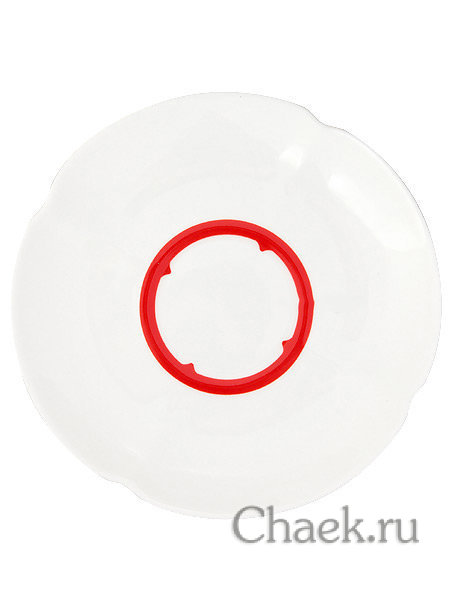 Чайная пара форма Наташа рисунок Коралл Императорский фарфоровый завод