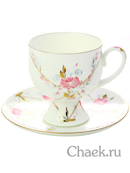 Сервиз кофейный форма Классическая-2 рисунок Галантный 6/20 Императорский фарфоровый завод