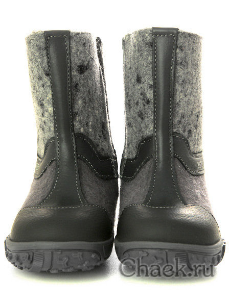 Детские серые валенки Котофей малодетские, 267006-49