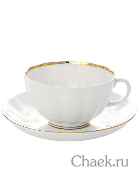 Сервиз чайный на 6 персон форма Тюльпан рисунок Белоснежка 6/20 Императорский фарфоровый завод